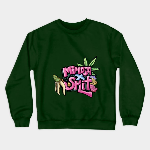 Mimosa Split Crewneck Sweatshirt by Mary Janes Media